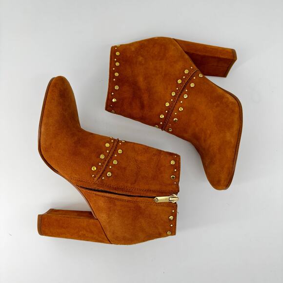 EUC Sam Edelman Chandler Studded High-Heel Booties 6 - Picture 1 of 9